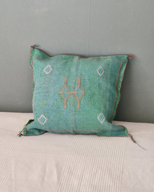 Kuddfodral Kaktussilke Sabra Ikram - Grön