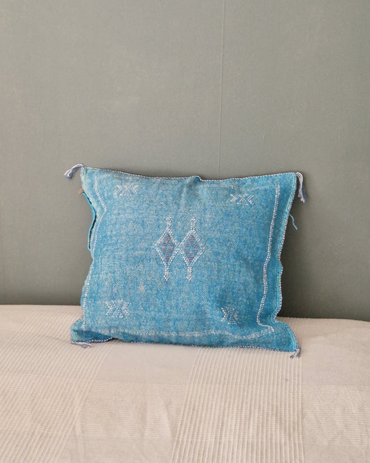 Kuddfodral Kaktussilke Sabra Imane – Blå