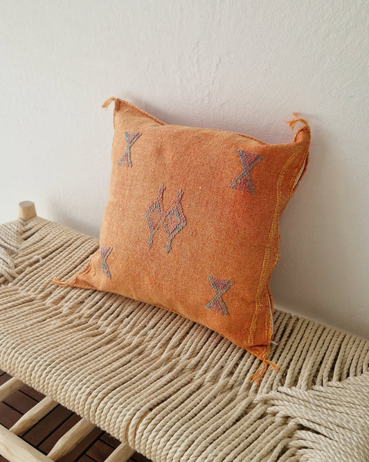 Kuddfodral Kaktussilke Sabra Farida – Orange