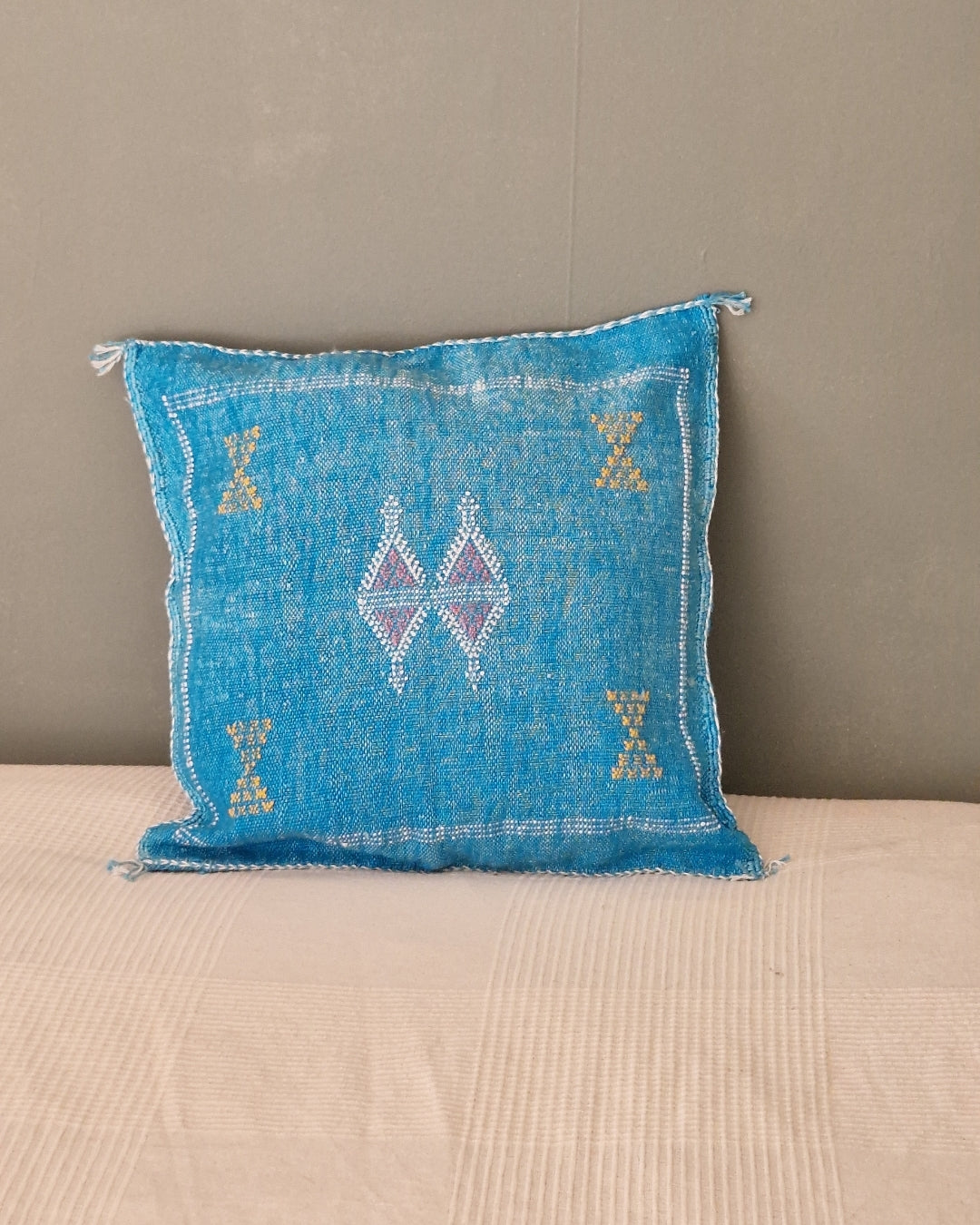 Kuddfodral Kaktussilke Sabra Hayat – Blå