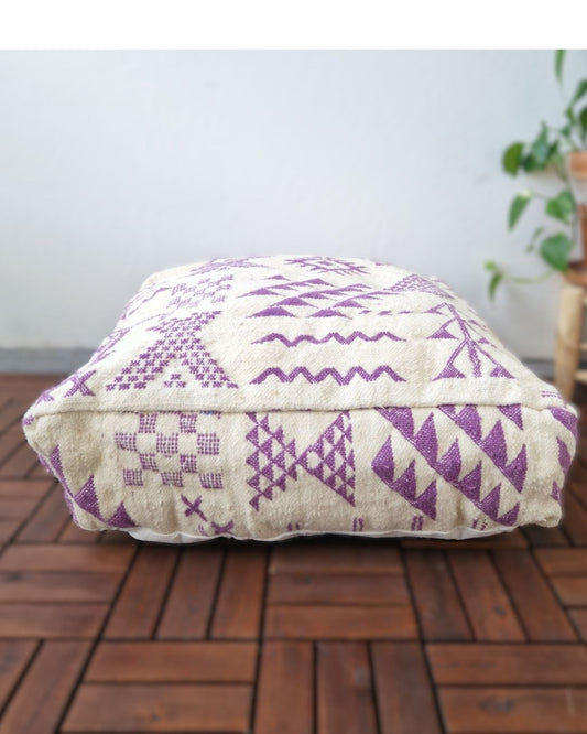 Marockansk sittpuff Marrakech lila