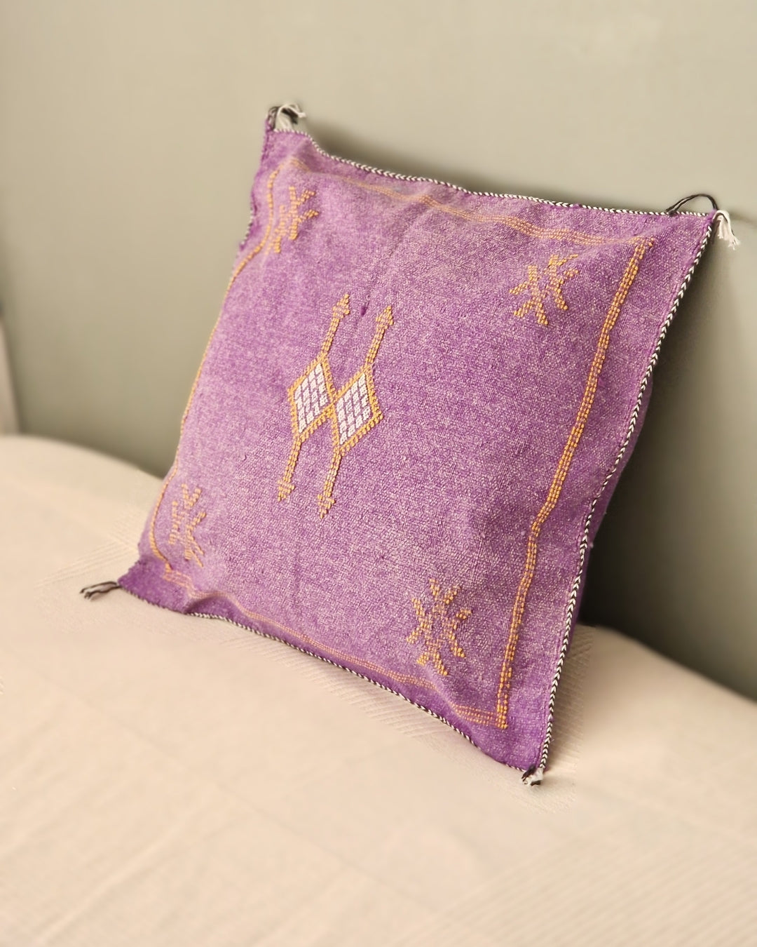 Kuddfodral Kaktussilke Sabra Noor - Lila