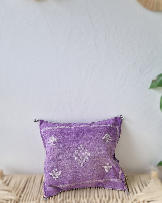 Kuddfodral Kaktussilke Sabra Shams Lila
