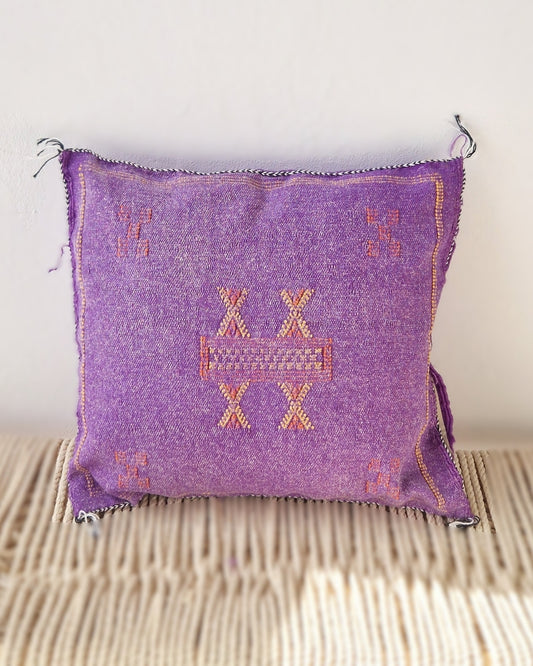 Kuddfodral Kaktussilke Sabra Baraka - Lila