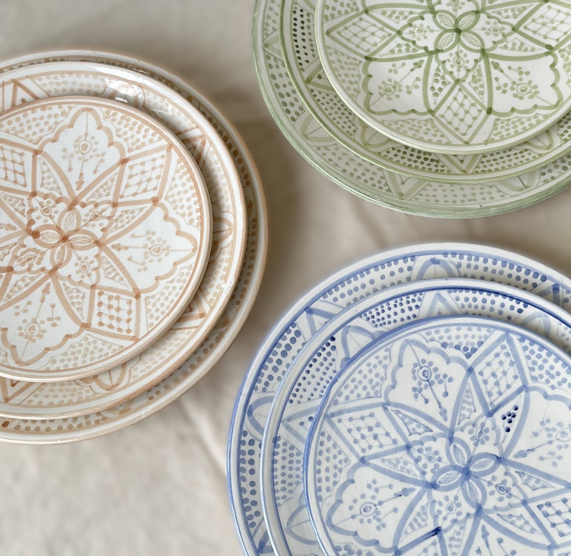 Marockanska tallrikar