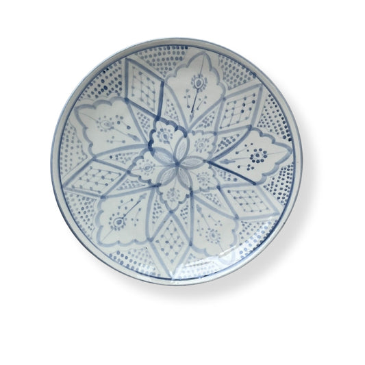 Mattallrik Marockansk Keramik 27 cm Farah Blå