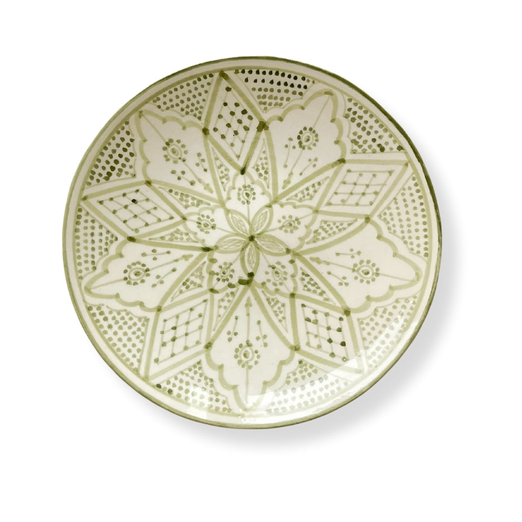 Mattallrik Marockansk Keramik 27 cm Farah grön