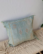 Kuddfodral Kaktussilke Sabra Nahla – Grön