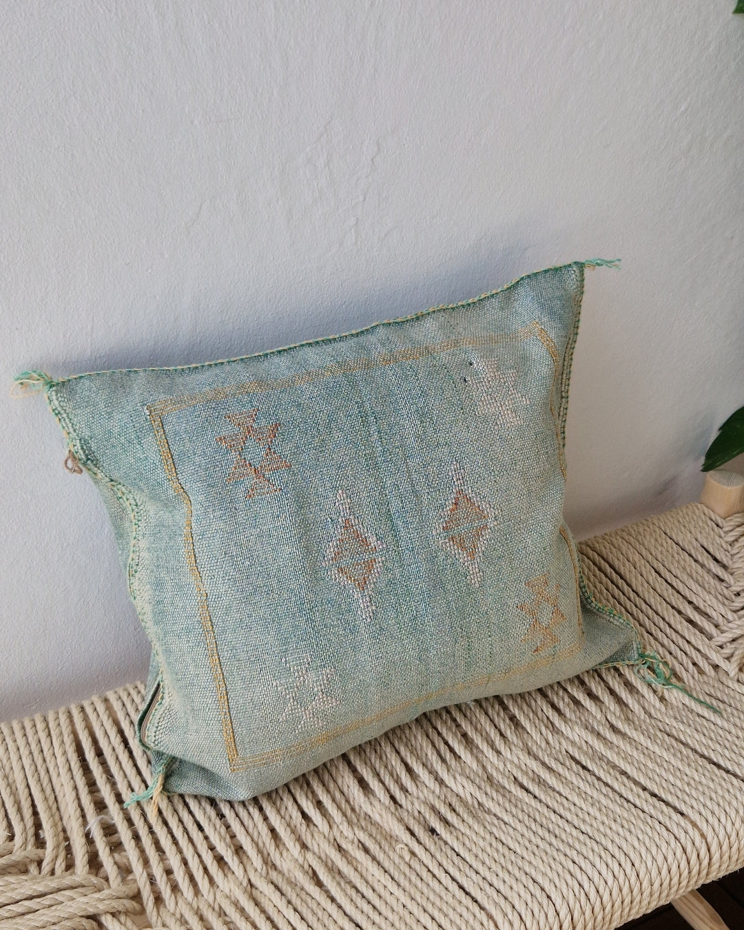 Kuddfodral Kaktussilke Sabra Nahla – Grön