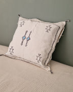 Kuddfodral Kaktussilke Sabra Hanan - Vit