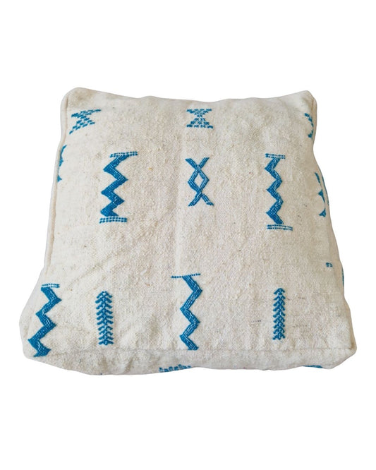 Marockansk sittpuff Rabat blå