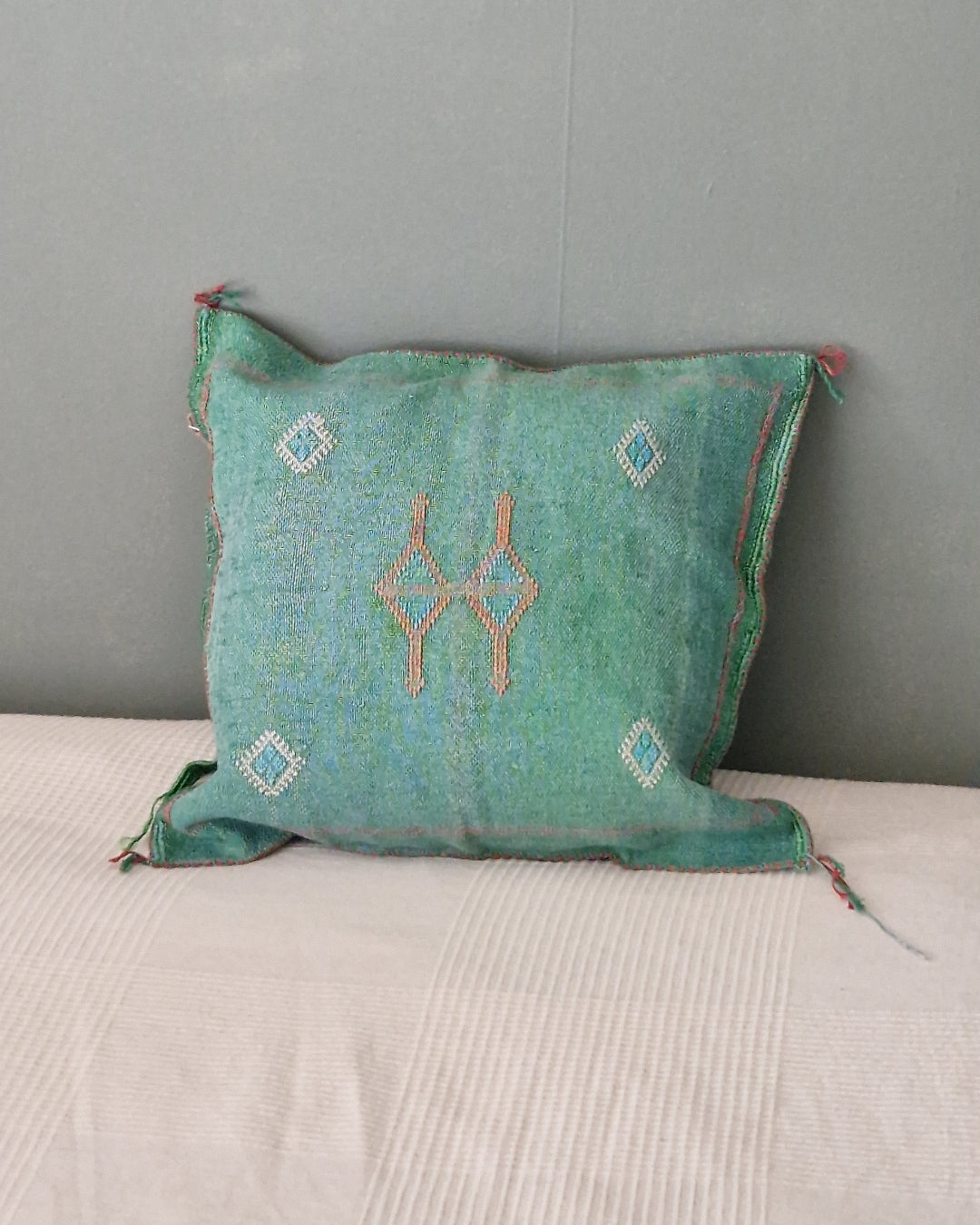 Kuddfodral Kaktussilke Sabra Ikram - Grön