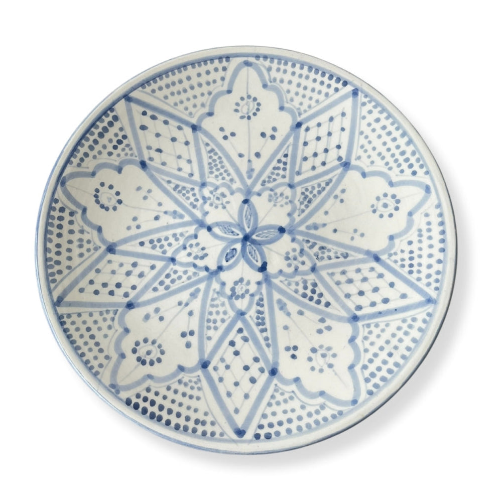 Mattallrik Marockansk Keramik 30 cm Maryam blå