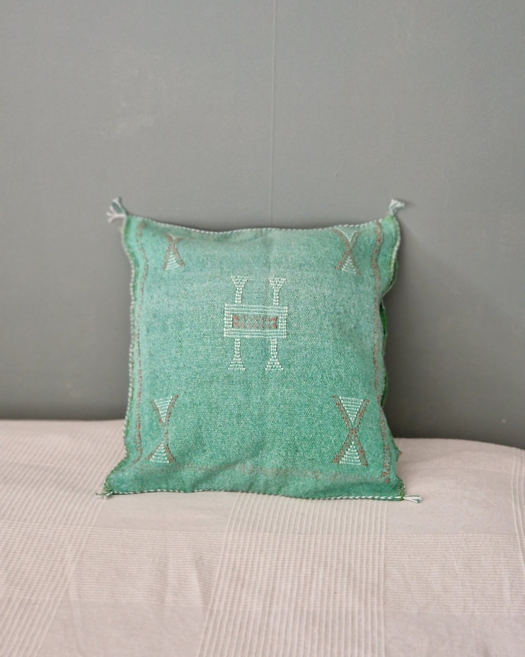 Kuddfodral Kaktussilke Sabra Aziza – Grön