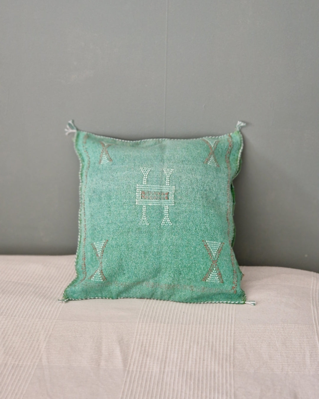 Kuddfodral Kaktussilke Sabra Aziza – Grön