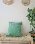 Kuddfodral Kaktussilke Sabra Aziza – Grön