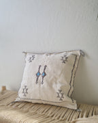 Kuddfodral Kaktussilke Sabra Dounia - Vit