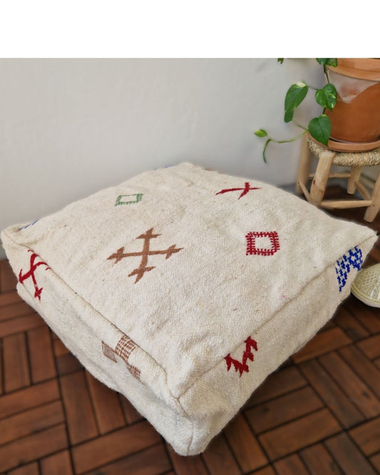 Marockansk sittpuff Fez multi