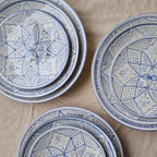 Mattallrik Marockansk Keramik 30 cm Maryam blå