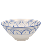 Skål 25 cm Aicha – serveringsskål i marockansk keramik blå