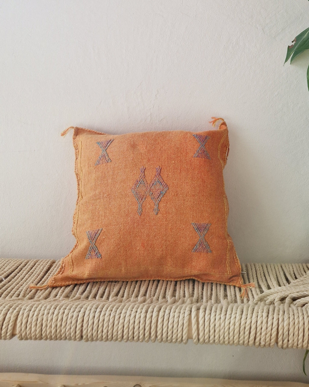 Kuddfodral Kaktussilke Sabra Farida – Orange