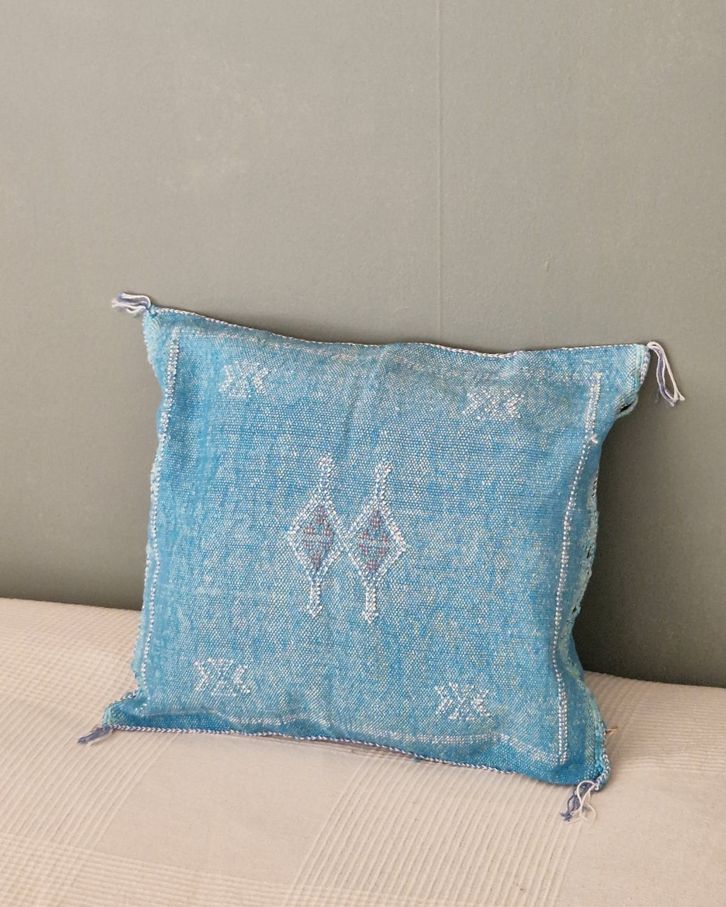 Kuddfodral Kaktussilke Sabra  Malak – Blå