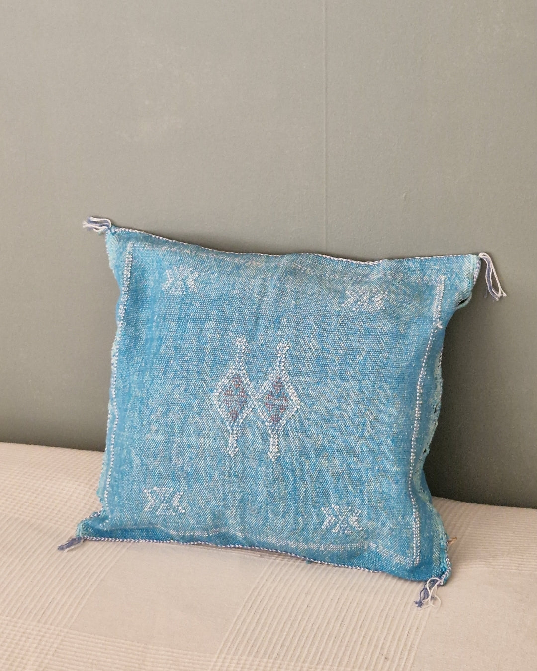 Kuddfodral Kaktussilke Sabra  Malak – Blå