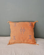 Kuddfodral Kaktussilke Sabra Farida – Orange