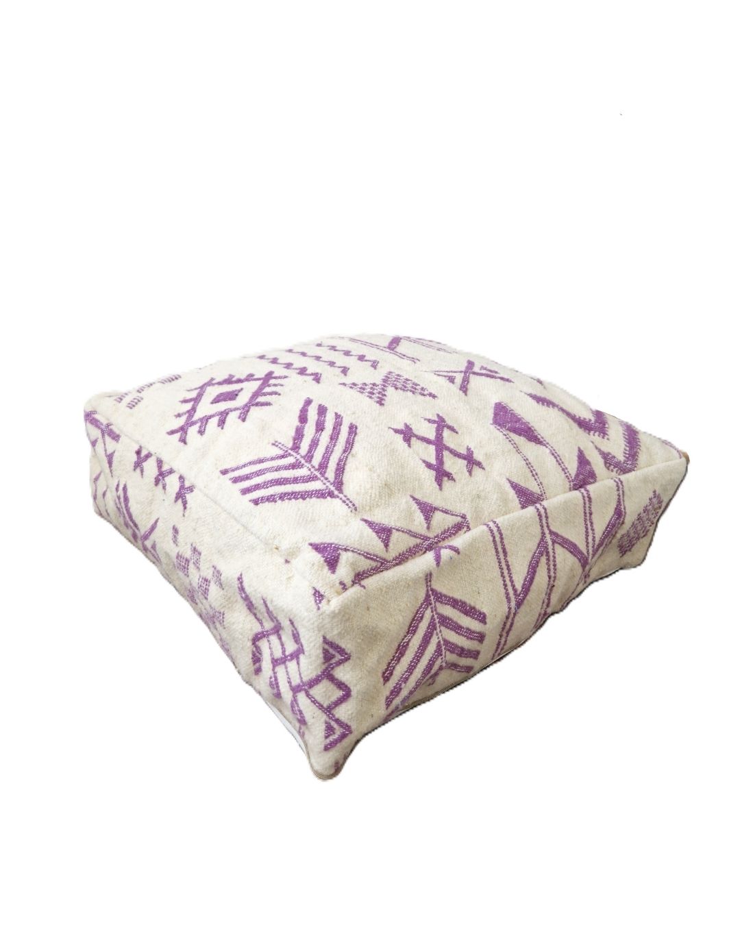Marockansk sittpuff Taghazout Lila