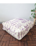 Marockansk sittpuff Casablanca lila