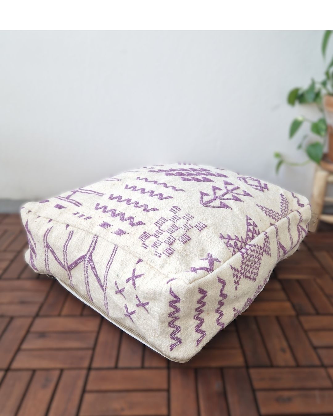 Marockansk sittpuff Casablanca lila