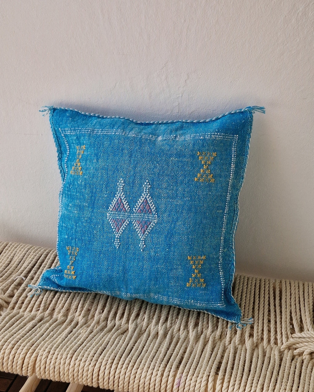 Kuddfodral Kaktussilke Sabra Hayat – Blå