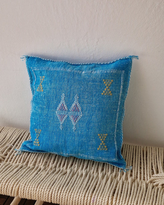 Kuddfodral Kaktussilke Sabra Hayat – Blå