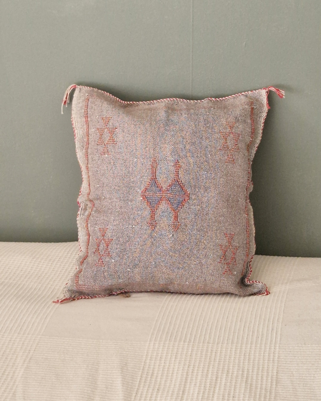 Kuddfodral Kaktussilke Sabra Najat – Brun