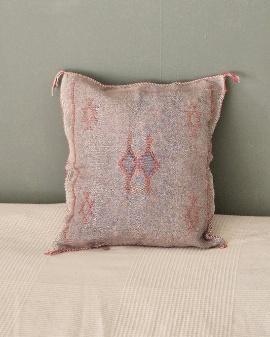 Kuddfodral Kaktussilke Sabra Najat – Brun