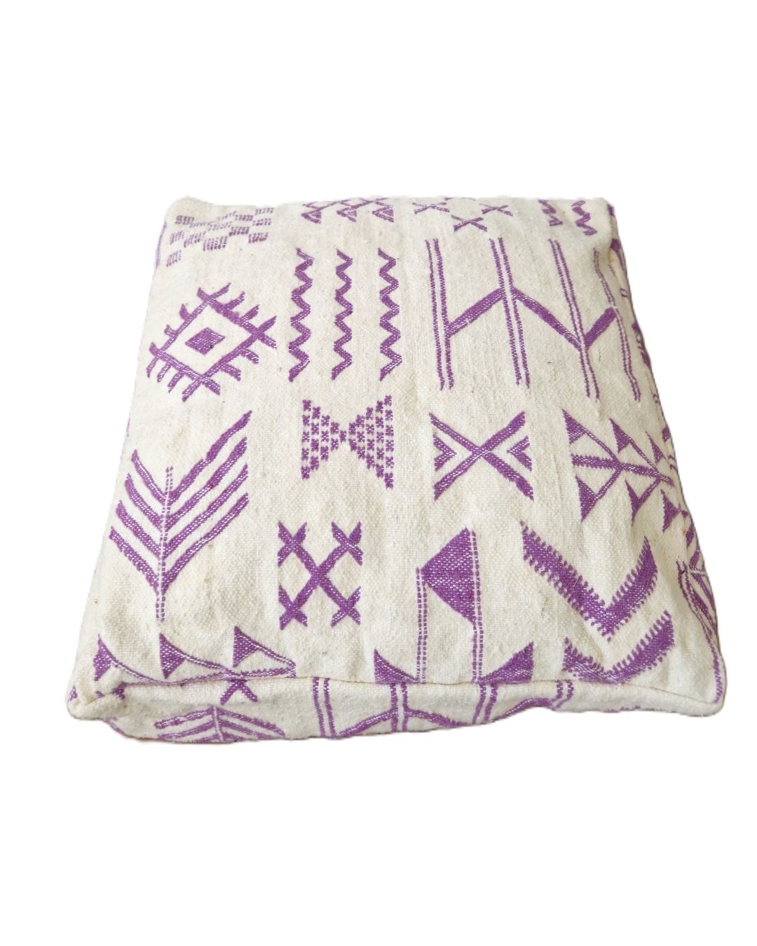 Marockansk sittpuff Taghazout Lila