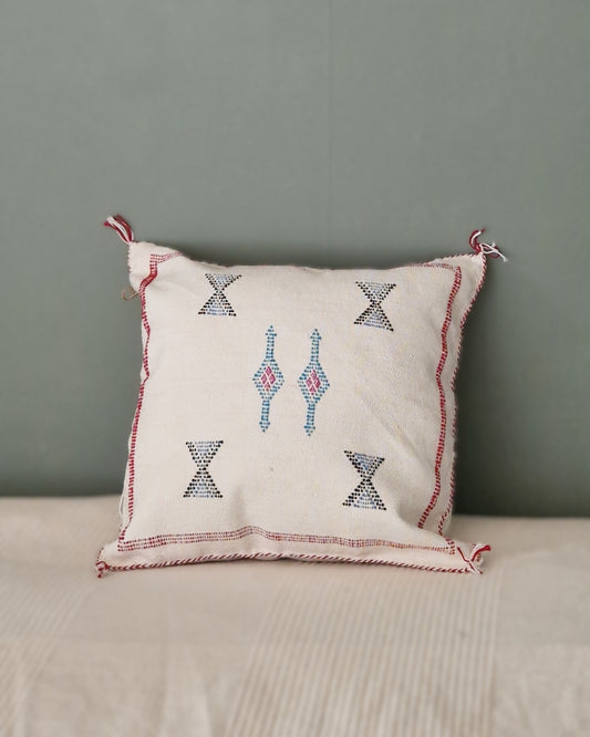 Kuddfodral Kaktussilke Sabra Ahlam – Vit