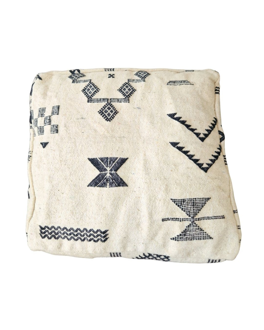 Marockansk sittpuff Essaouira svart
