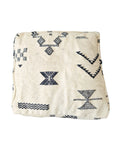 Marockansk sittpuff Essaouira svart
