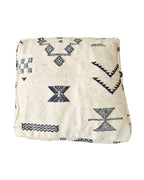 Marockansk sittpuff Essaouira svart