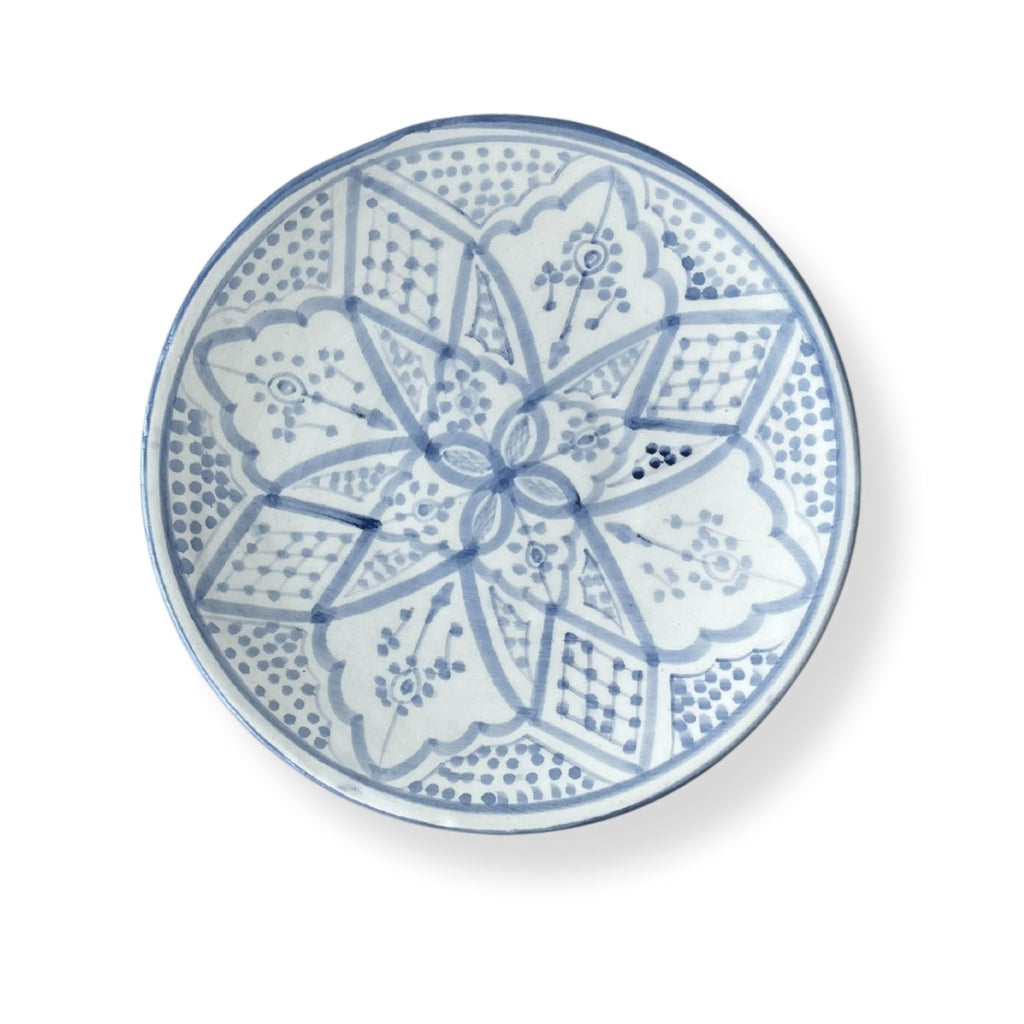 Assiett Marockansk Keramik 22 cm - Norah blå