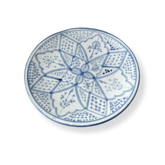 Assiett Marockansk Keramik 22 cm - Norah blå