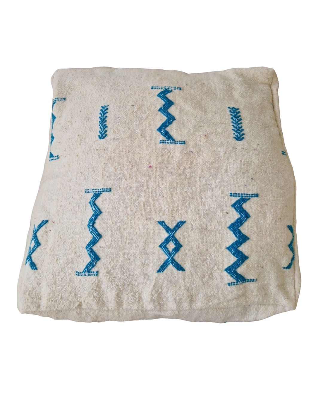 Marockansk sittpuff Atlas blå