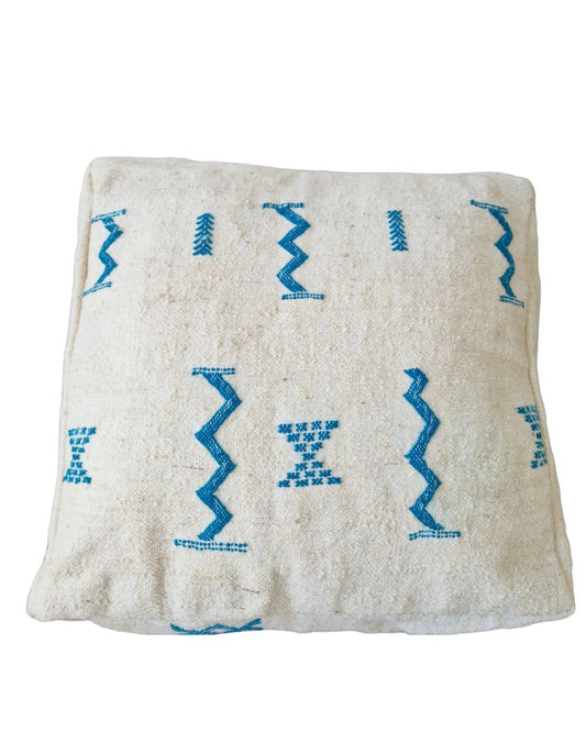 Marockansk sittpuff Zahara blå