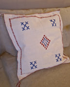 Kuddfodral Kaktussilke Sabra Rouh - Vit