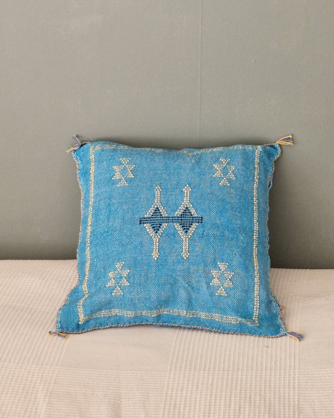 Kuddfodral Kaktussilke Sabra Lina – Blå