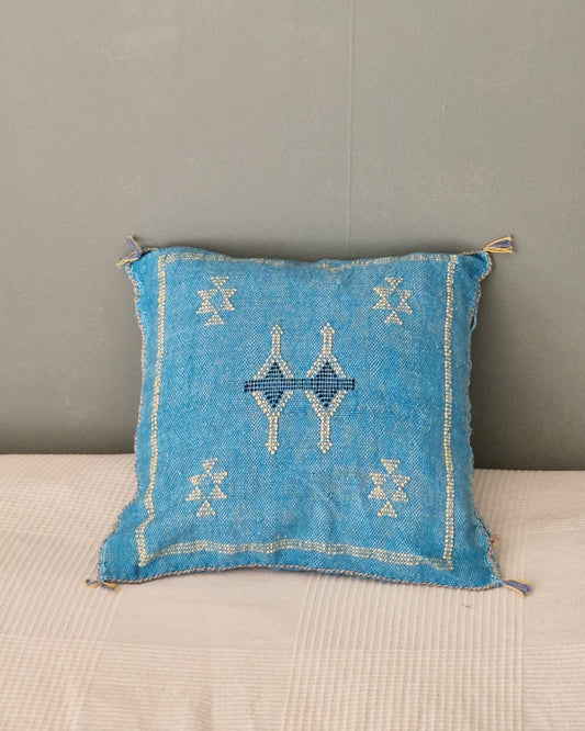 Kuddfodral Kaktussilke Sabra Lina – Blå