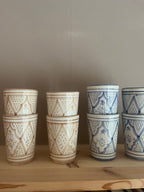 Marockansk mugg brun “Amina” – handgjord keramik