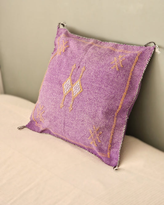 Kuddfodral Kaktussilke Sabra Noor -  Lila