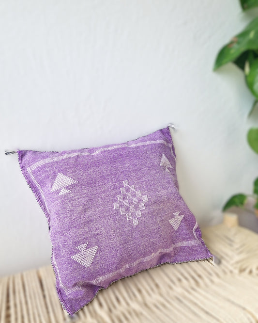 Kuddfodral Kaktussilke Sabra Shams Lila